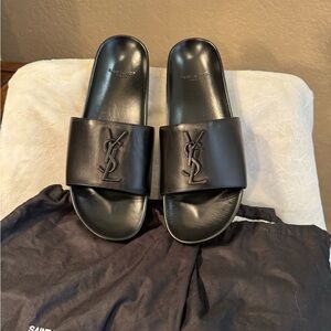 Saint Laurent ladies slide